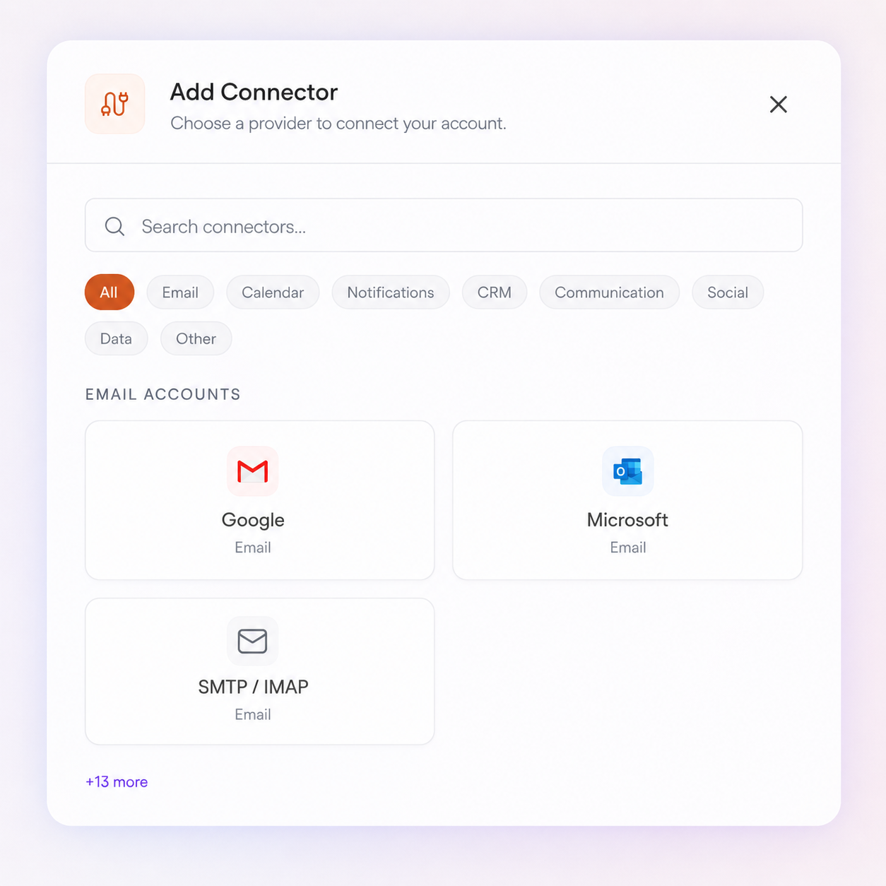 Connect your email account to FirstSales platform
